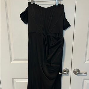 Off Shoulder Black corset Dress